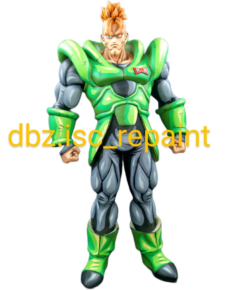 Figura Dragon Ball Z C16, figures,repaint,repintado,figura,anime,android,androide