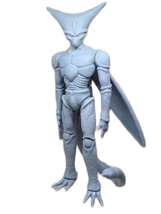 Figura Dragon Ball Cell forma imperfecta transformacion