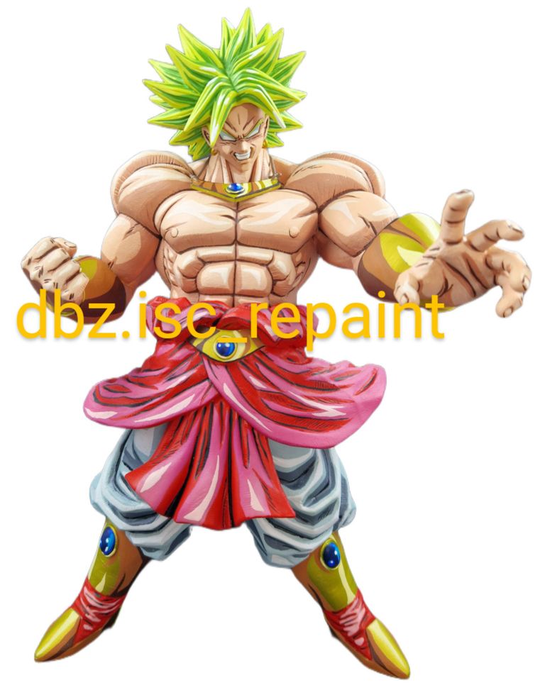 Figura Dragon Ball Broly, figures,repaint,repintado,figura,anime